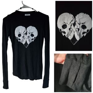 NWT Lauren Moshi Thermal Double Skull mckinley